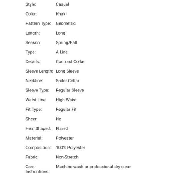 NEW Plus Sailor Collar Dress - Picture 6 of 8